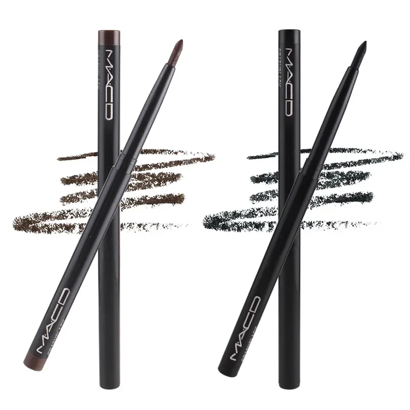 1 Pz Impermeabile Nero Marrone Liscio Eyeliner Matita Trucco Permanente Penna Eyleliner Strumenti Di Trucco Occhi Automatici Di Lunga Durata