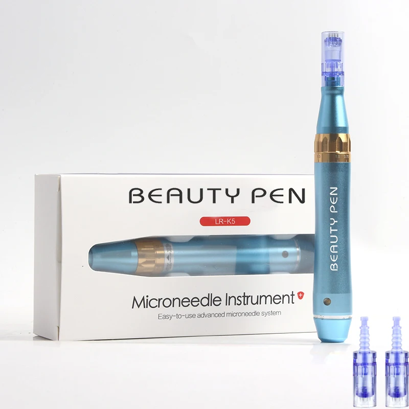 Penna Derma Elettrica Senza Fili Penna Microneedling Skincare Derma Derma Rolling Stamp Per La Cura Della Pelle Dermapen Professionale