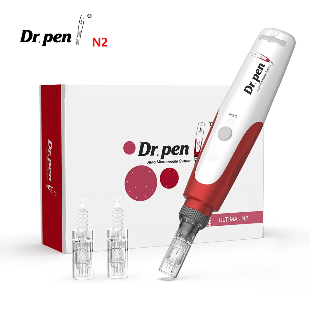 Dispositivo Di Ringiovanimento Facciale Della Cura Della Pelle Della Penna Di Derma Professionale Professionale Di Microneedling Pmu & Mts Derma Elett