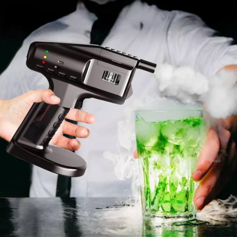 Kit Cocktail Bubble Maker, Cocktail Gun Bubble Fumatore Portatile Portatile Per Fumatori A Freddo, Kit Di Aromi Per Vapori Di Cocktail Con Accessori
