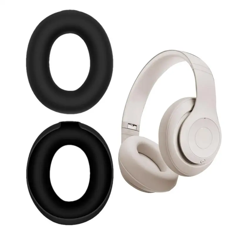 2Pcs Cuffie Auricolari Auricolari Cuffie Cuffie Paraorecchie Cuffie Cuffie Auricolari Cuscinetti Per Le Orecchie Cuscino Morbido Sostituzione