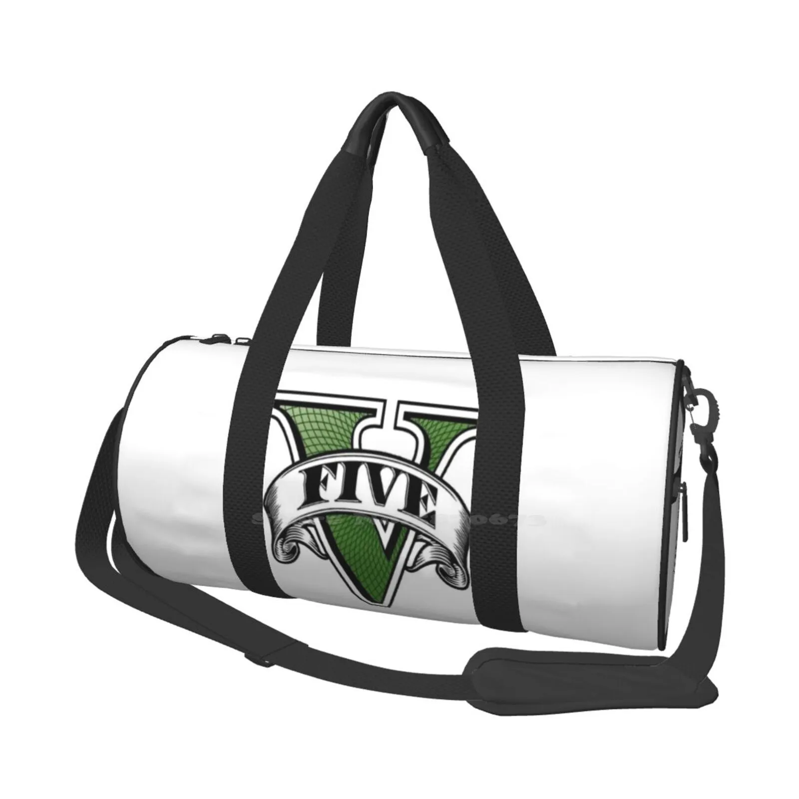 Borsa A Tracolla Con Logo Gta 5 Borsa A Tracolla Casual Per Sport Travel School Gta 5 Logo Gta 5 Los Santos Videogiochi Rockstar