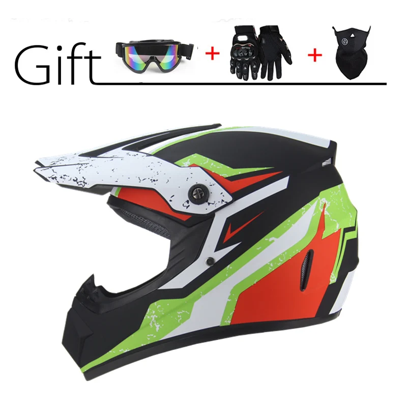 2020 Nuovo Casco Moto Fuoristrada Casco Moto Integrale Moto Cross Dot Helm Moto Professionale Rbike Atv Downhill Racing Dirt Bike