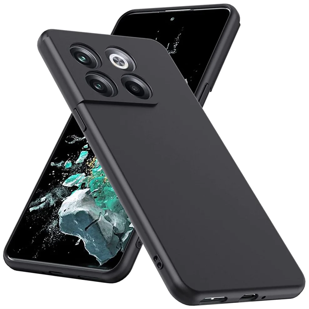 Oneplus-11 Cover, Custodia Nera Per One Plus 11 Liquido Morbido Tpu Custodie Del Telefono One Plus 10 Pro Cover Oneplus 10 Pro One Plus 10 T Case Onep