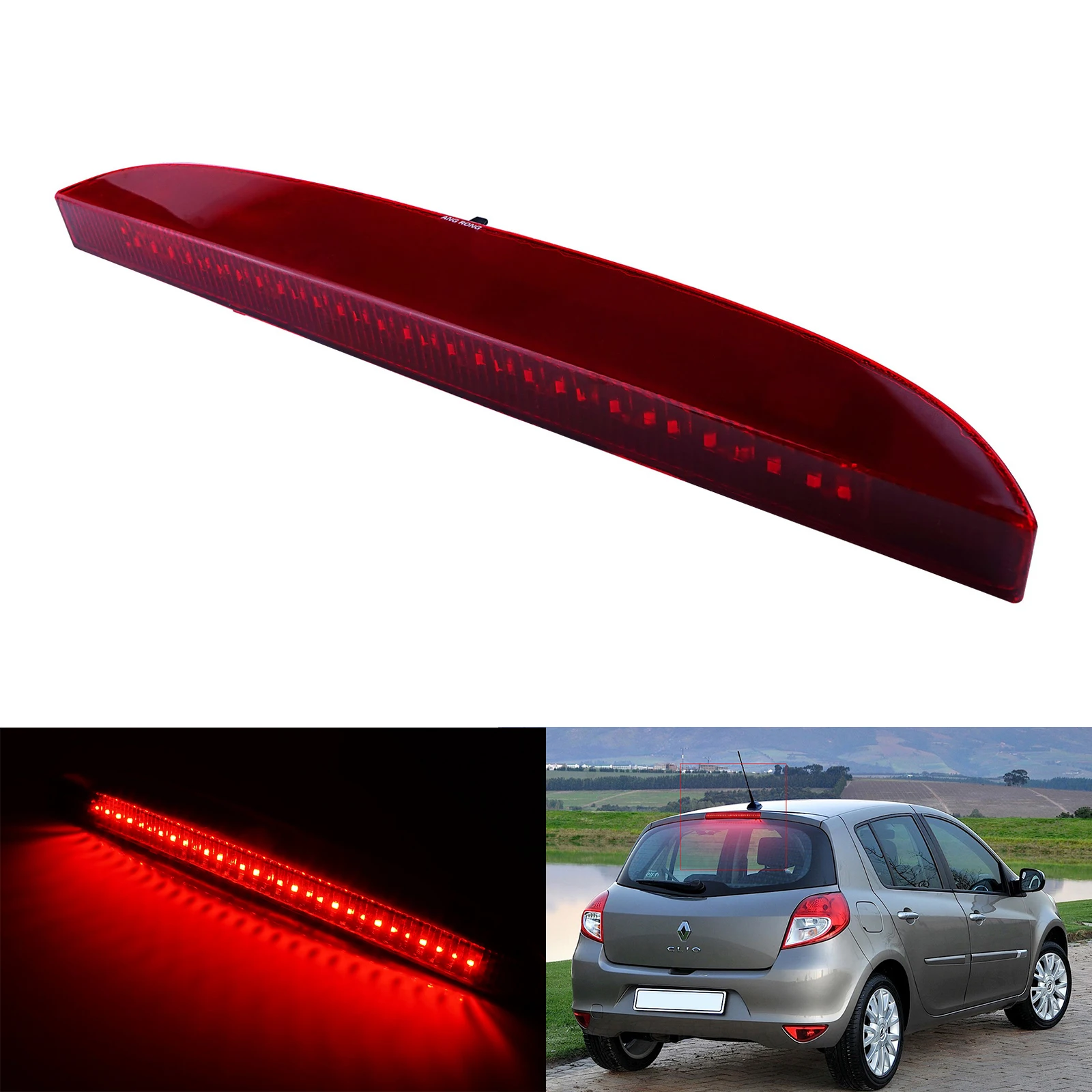 Per Renault Clio Mk2 Campus Posteriore Terza Lampada Stop Freno Di Alto Livello 1998-12