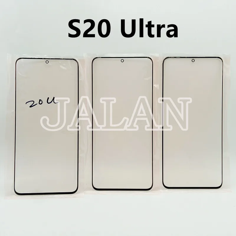 2 Pezzi Di Vetro Frontale Per Samsung S20 Ultra Lcd Display Frontale Sostituzione Riparazione Vetro Per Riparazione Cellulare