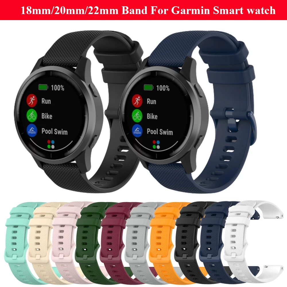 Cinturino In Silicone Originale Per Cinturino Garmin Vivomove Trend Per Garmin Venu 2 Plus/ Venu Sq2/ Vivomove Sport/Approach S40/Venu