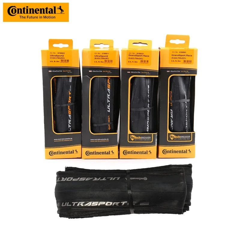Continental Pieghevole Gomma Della Bicicletta Ultra Sport 2 Bici Da Strada 700X23C 25C Pneumatico Puro Grip Ciclismo Su Strada Grand Sport Ii Gara Pne