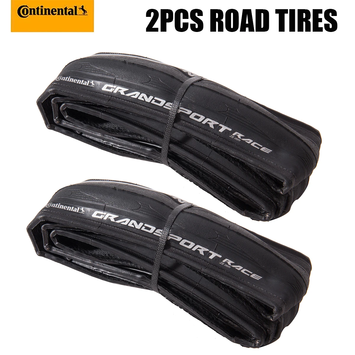 2 Pezzi Pneumatici Da Strada Continental Oe Grand Sport Race/Ultra Sport Robusto Road Bicycle Copertoncino Pneumatico Da Strada Pieghevole 700 Cx25C 7