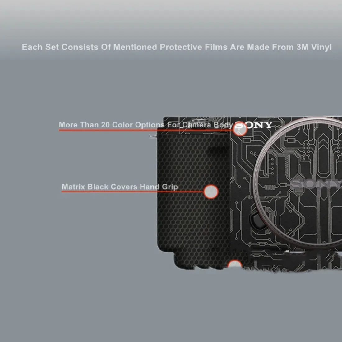 Decalcomania Skin Protector Zv E10 Per Sony Zve10 Camera Guard Skin Wrap Film Sticker