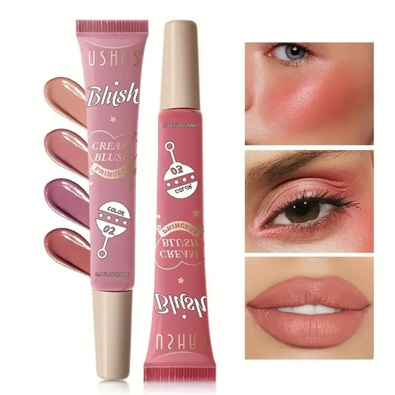 Ushas Liquid Blush Matte Velve Natural Smooth Cheek Blusher Makeup Rouge Pigmented Face Blusher Creamy Lasting Make Up Tool Nuovo