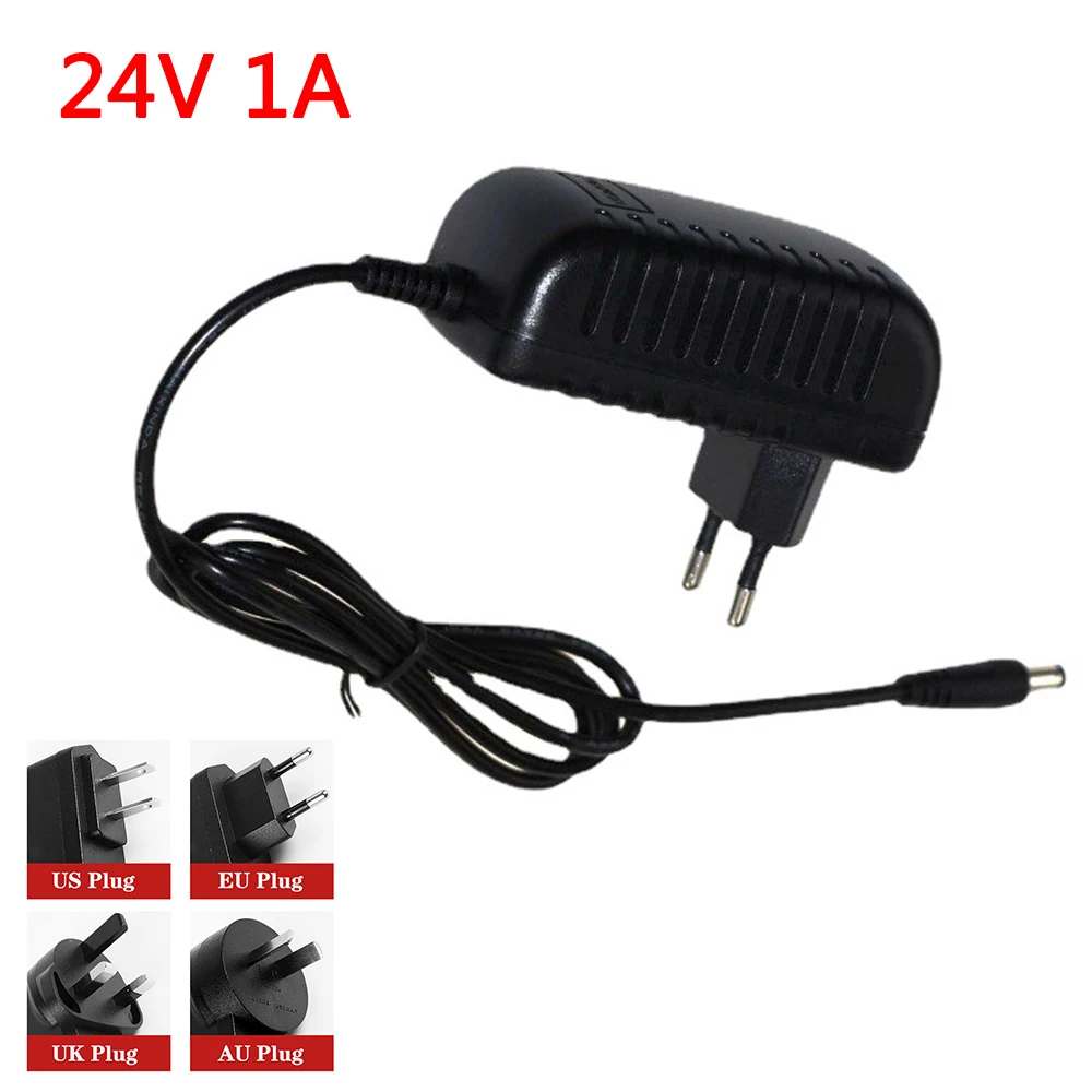 Adattatore Ca 24V 1A 1000Ma Per Logitech Driving Force Gt Force Pro Wireless F Playstation 3 Momo Force Feedback Ruota Da Corsa