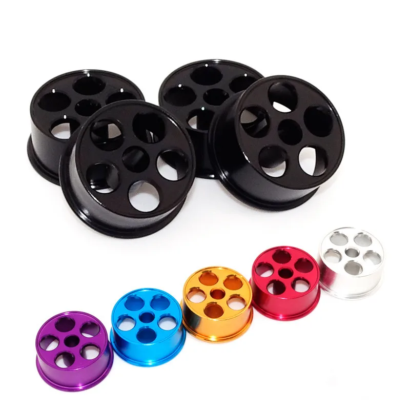 Il Mini Diametro Medio 4Wd Ruota Le Parti Auto-Fatte Per La Mini Ruota Colorata 4Wd Di Tamiya Con La Scala L018 1 Set/Lotto Del Disco Di Alluminio 1/3