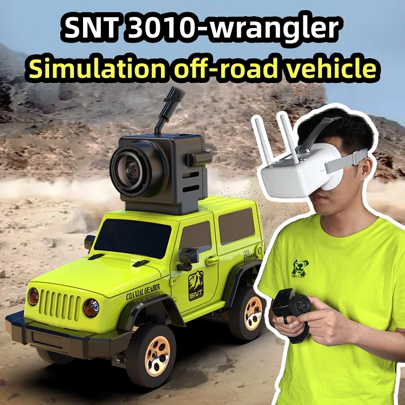 Snt 1:64 Off-Road Snt 3010 Wrangler Rc Car Con 4Wd Camera Mini Fpv Rc Car Senza Occhiali Fpv Car Miglior Regalo Per Bambini
