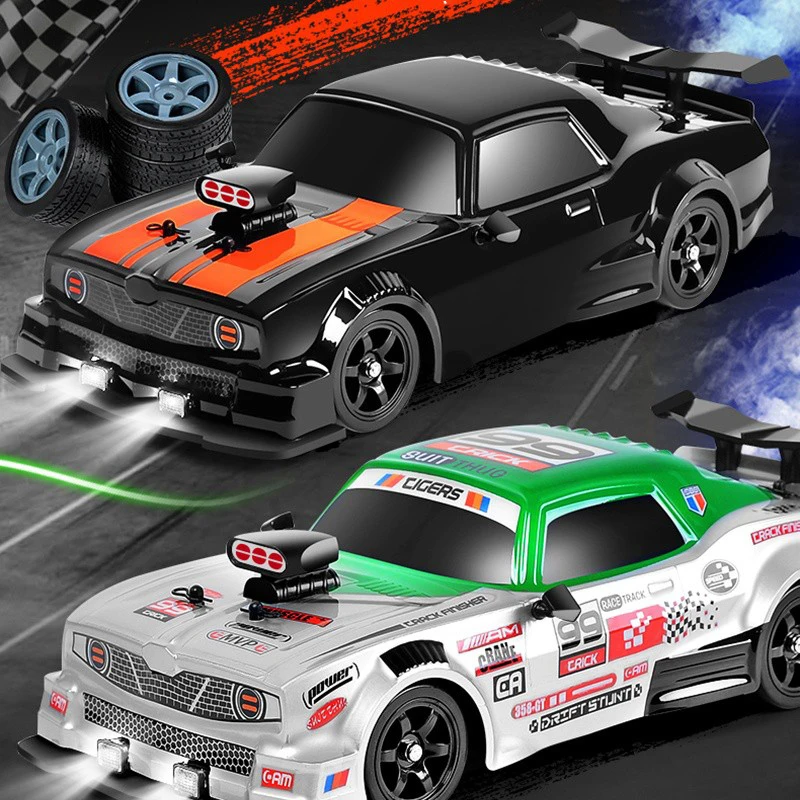 1/16 4Wd Spray Rc Drift Car 2.4G Telecomando Voiture Toys Macchina Da Scrivere Radiocomandata Fuoristrada 4X4 Ad Alta Velocità