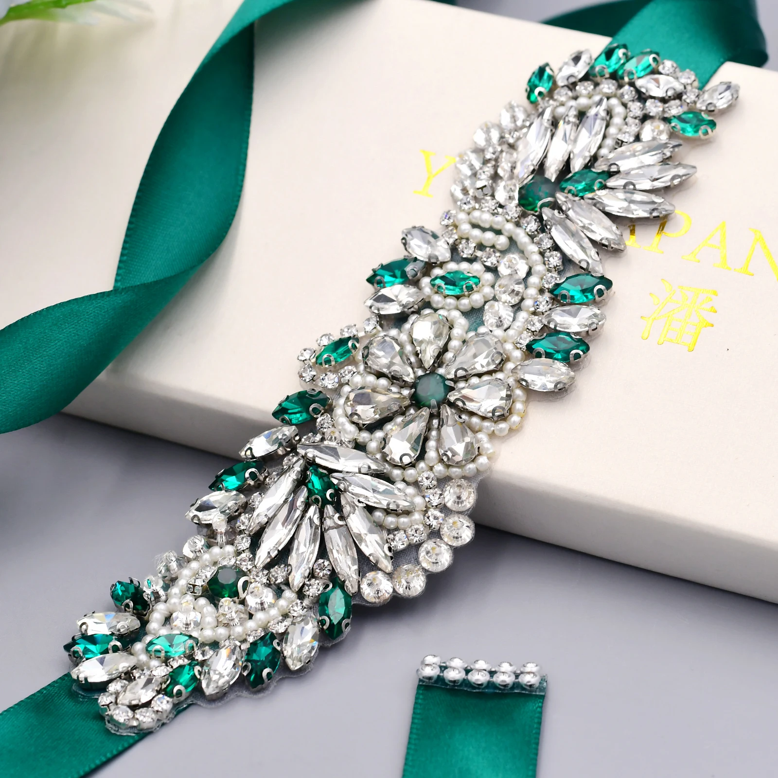 Cintura Da Sposa Con Cinturino Verde Cintura Da Sposa Con Strass Cinture Da Sposa Cintura Da Donna Sottile In Cristallo Cintura Da Donna Per Cintura F