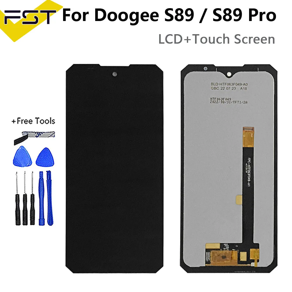 Lcd Originale Per Doogee S89 Pro Display Lcd Touch Screen Digitizer Assembly Per Doogee S89Pro Lcd Doogee S89 Display Sensor