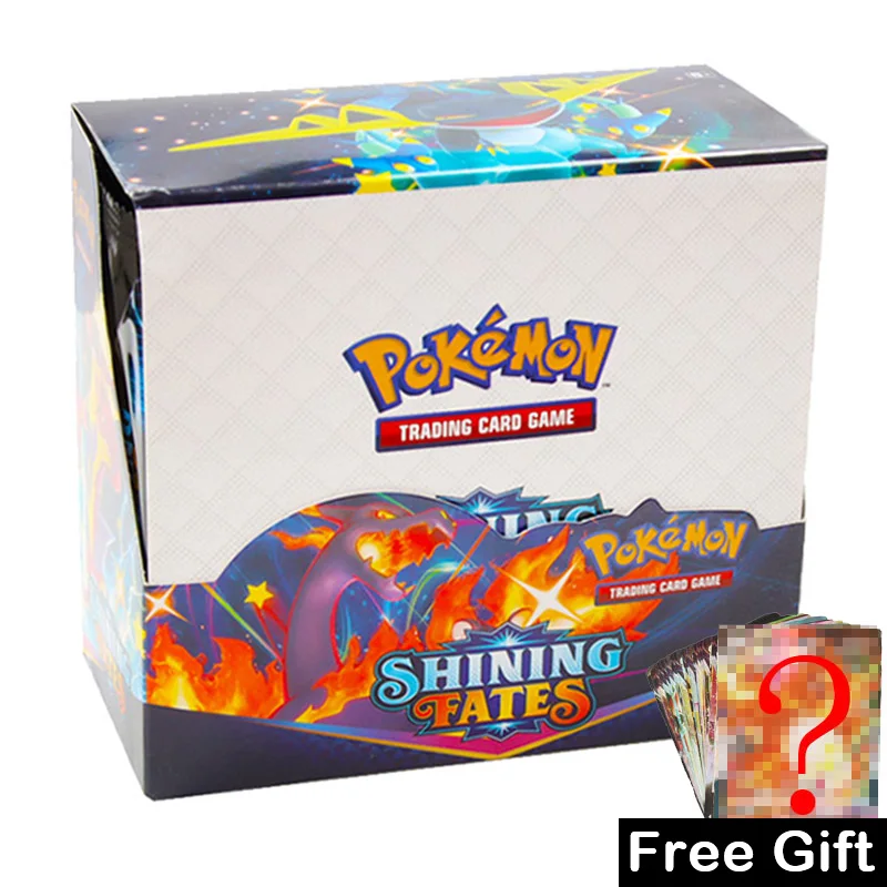 Pokemon Tcg: Xy Evolutions Sealed Shining Fates Booster Box Inglese Francese Da Collezione Trading Vmax Gioco Di Carte Giocattolo