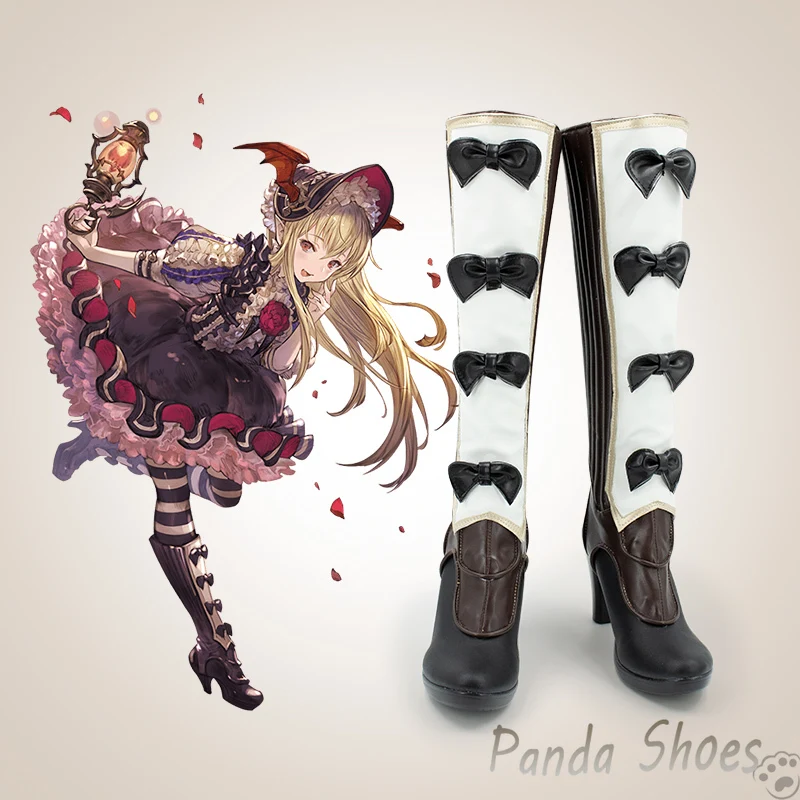 Gioco Granblue Fantasy Vampy Cosplay Shoes Anime Cos Comic Cosplay Costume Prop Shoes For Con Halloween Party