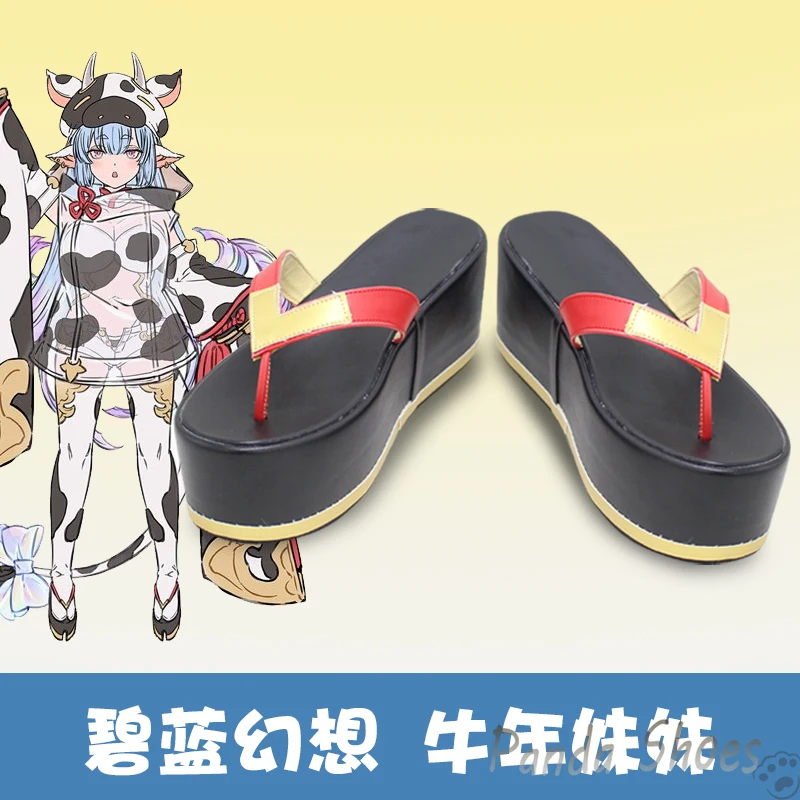 Gioco Granblue Fantasy Niuniu Cosplay Shoes Anime Cos Comic Cosplay Costume Prop Shoes For Con Halloween Party