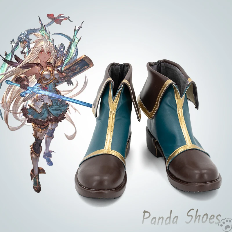 Gioco Granblue Fantasy Zoe Cosplay Shoes Anime Cos Comic Cosplay Costume Prop Shoes For Con Halloween Party