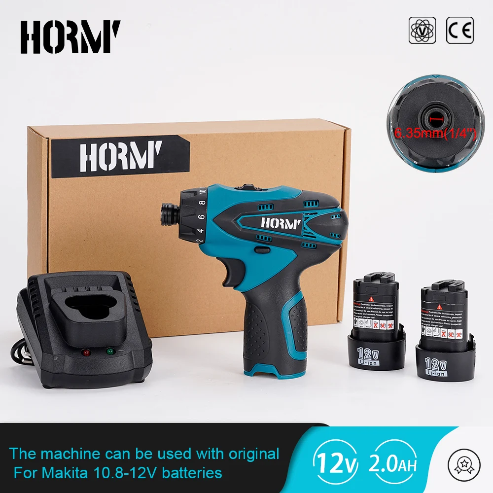 Avvitatore A Percussione Elettrico A Batteria 12V Trapano A Percussione A Doppia Velocità 28N.M Cacciavite A Percussione Elettrico Trapano A Mano Per 