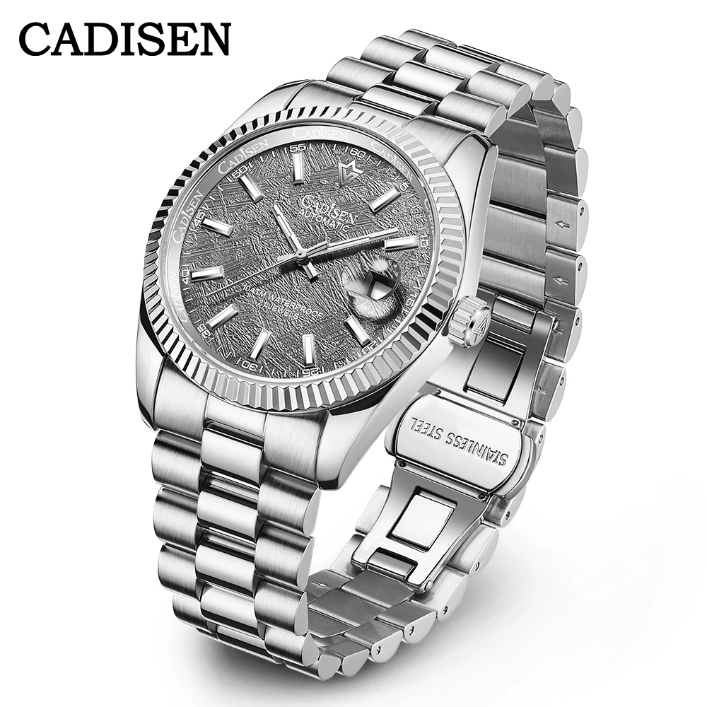 Cadisen 2023 New Men'S Watches Dj40 Automatic Watch For Men Ar Sapphire Glass Business Mechanical Wristwatch Men Miyota 8215