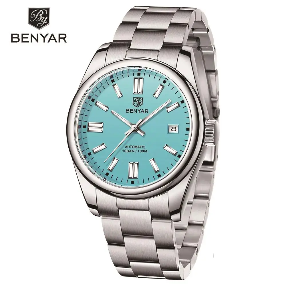 2023 Benyar New Luxury Men Orologi Da Polso Meccanici 10Bar Orologio Automatico Impermeabile Orologio Sportivo Subacqueo In Acciaio Inossidabile Per M