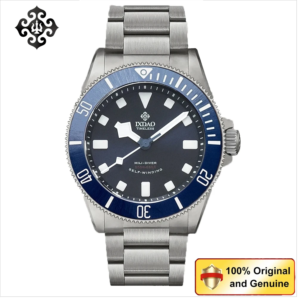 Ixdao Nuovo 2023 Eta282 Orologi Da Polso Meccanici Automatici Da Uomo Business Titanium Diving Sport Casual X02T Ar Rivestimento Reloj Hombre