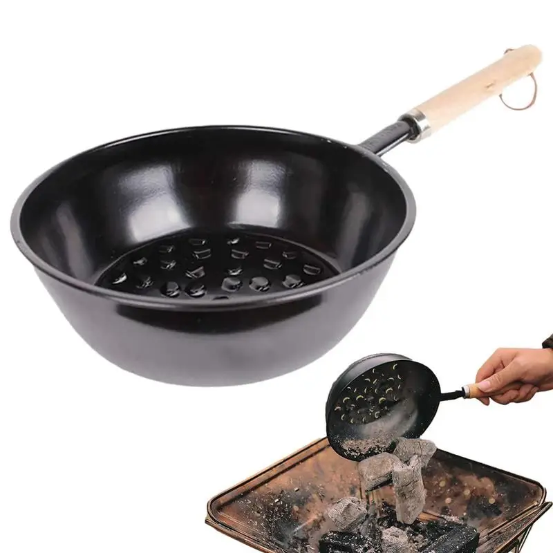 Pentola A Carbone Per Barbecue Manico In Legno Barbecue Strumento Per Bruciare A Carbone Carbone Avviamento A Carbone Griglia A Carbone Avviamento Bar