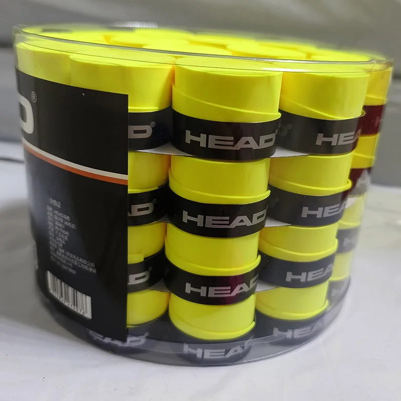 24 Pezzi Original Head Tennis Overgrips Antiscivolo Racket Sweatband Grips Padel Shock Absorp Grip Tape Accessori Per L'Allenamento