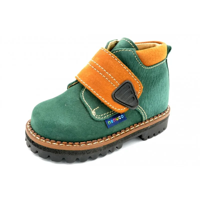 Nenuco Green Nobuck-Stivale In Pelle Con Soletta Anatomica