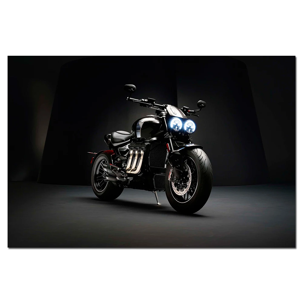 Stampe Su Tela Stampe Su Tela Poster Triumph Rocket 3 Tfc Motocicli Decorazione Su Tela Con Cornice Fai-Da-Te