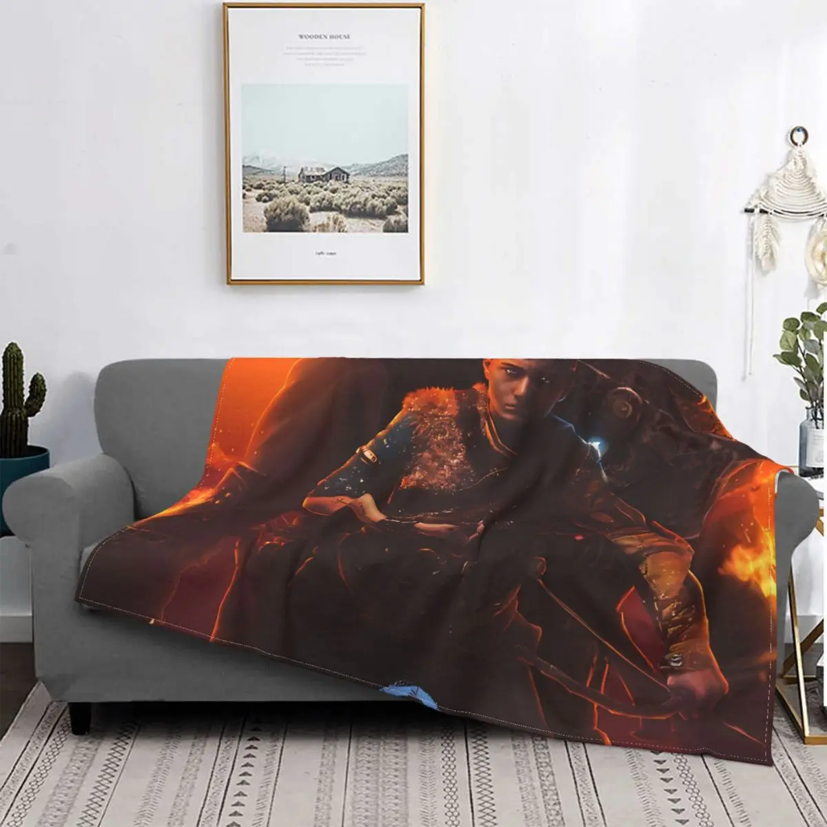 God Of War Ragnarok Coperta God Of War Ragnarok Gioco Fleece Flanella Summer Coperte Super Calde Per Copriletto Da Letto