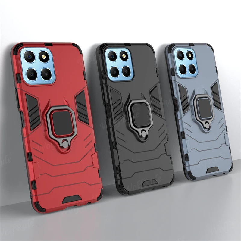 Per Honor X8A 5G Custodia Cover Huawei Honor X8A 5G Capas Back Antiurto Armor Ring Custodia Magnetica Honor X8A 5G Fundas