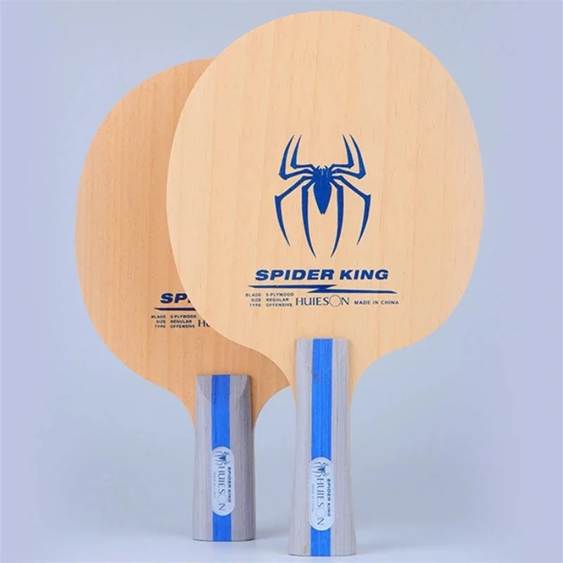 Huieson Spider King 5 Lama Da Ping Pong In Compensato Ayous + Ayous + Paddle Da Ping Pong Leggera In Paulownia Per Giocatori Di Loop