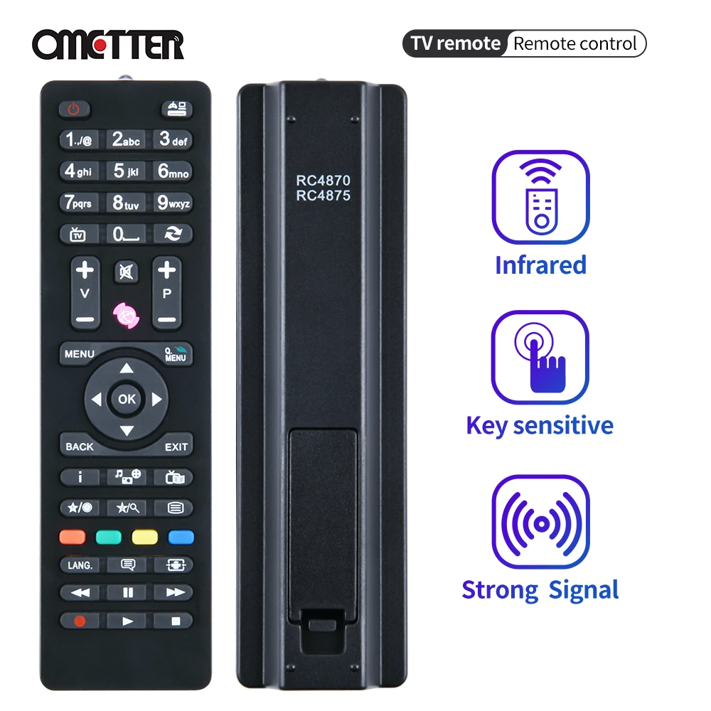 Rc4870 Rc4875 Per Telefunken Rc4849 Per Hitachi Smart Tv Telecomando Techwood Telefunken Finlux Shar