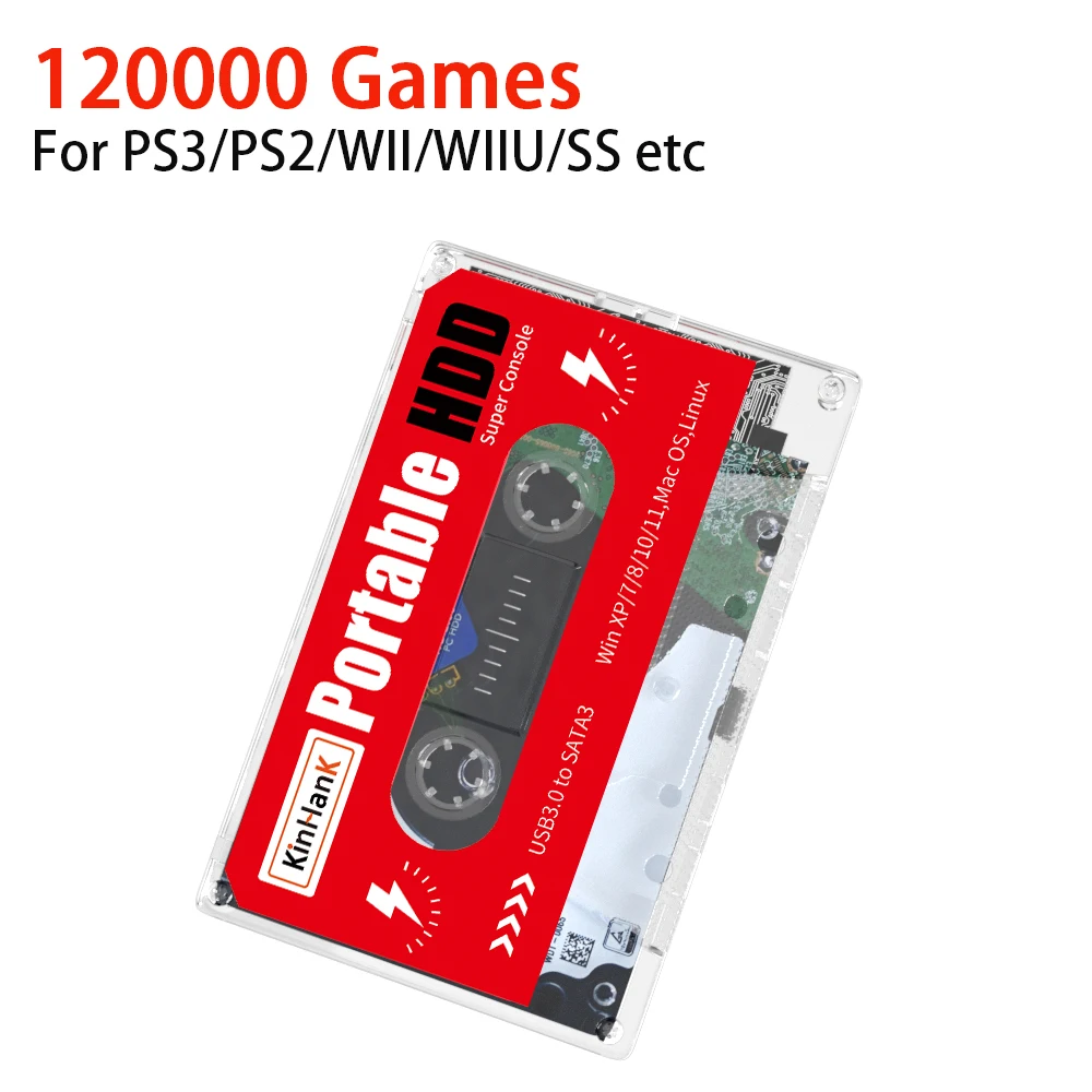 Kinhank Super Console X Batocera 33 500G 2T Disco Rigido 110000 + Videogiochi Retrò Per Mame/Arcade/Dc/Ss Game Hdd