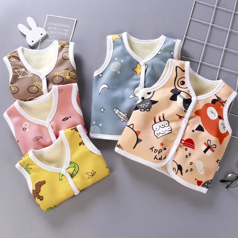 Unisex 6M-6Y Gilet Autunnali Neonata Vestiti Invernali Bambini Gilet Cardigan Abbigliamento Per Bambini Gilet Bambino Giacca Ragazzo Velluto A Coste