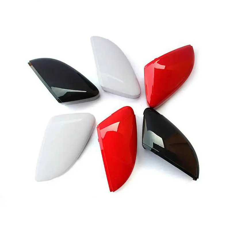 Aplicar Para 2014-2017 Polo Espejo Retrovisor Shell Rojo Blanco Negro Contraportada