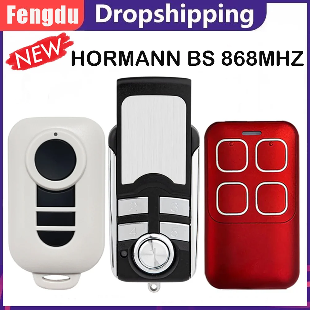 Hormann Bisecur 868Mhz Hse2 Hs4-868-Bs Hs5-868-Bs Trasmettitore Portatile Wireless Apriporta Per Garage Telecomando