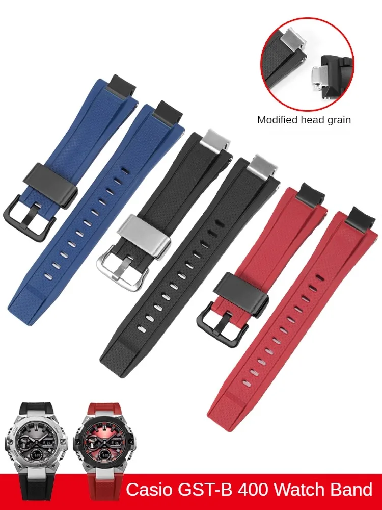 Adattamento C-Asio Gst-B400Bd Steel Heart Mtg-B3000 Orologio In Gomma Modificata Con G-Shock Maschio
