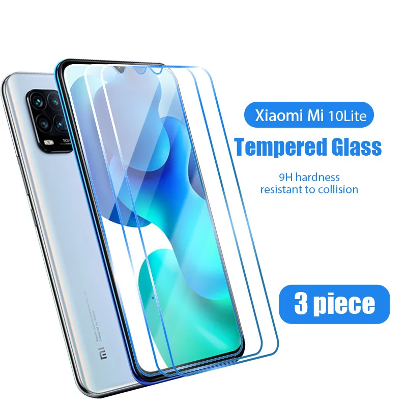 3Pc Film Screen Protective Glass For Xiaomi Poco X3 Nfc Poco X2 Poco C3 Tempered Glass For Xiaomi Poco M3 Poco M2 Poco F2 Pro