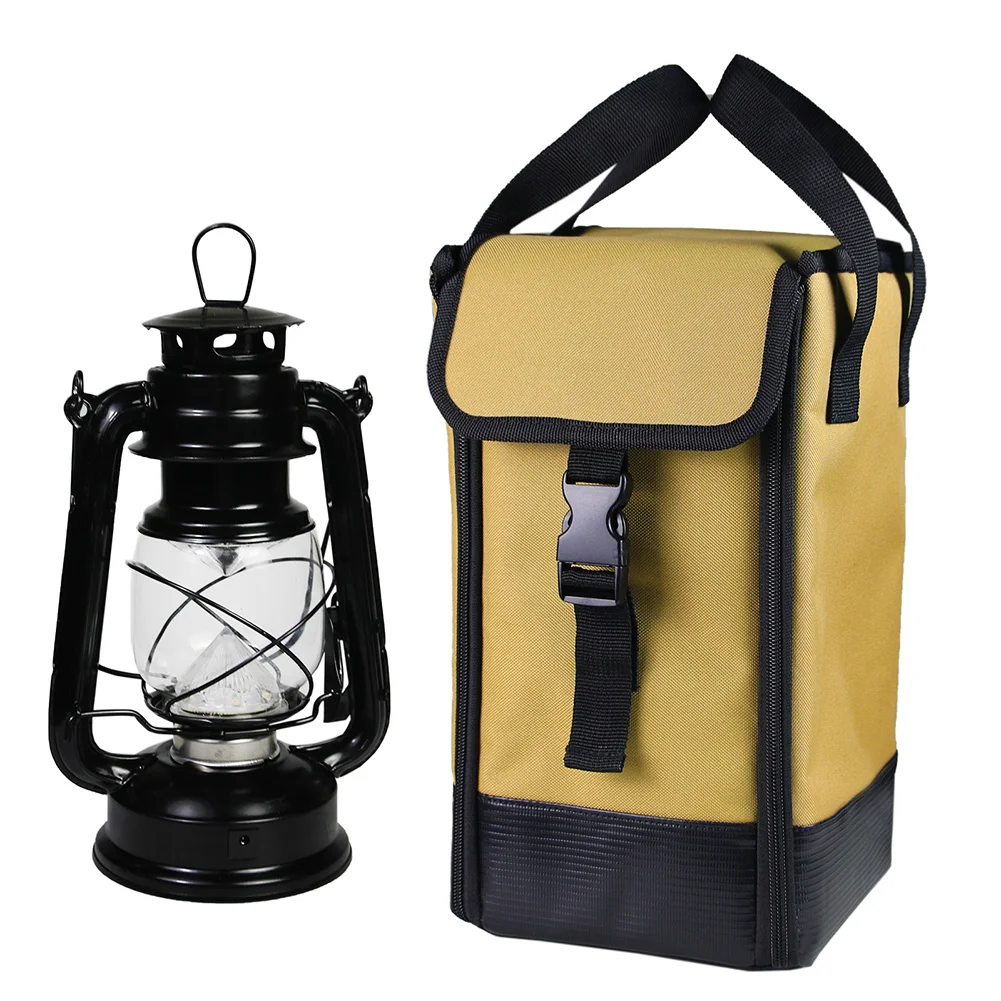 Borsa Portaoggetti Lanterna Quadrata Anti-Collisione Per Petromax Feuerhand Hurricane Storm Marsupio Leggero Da Caccia All'Aperto