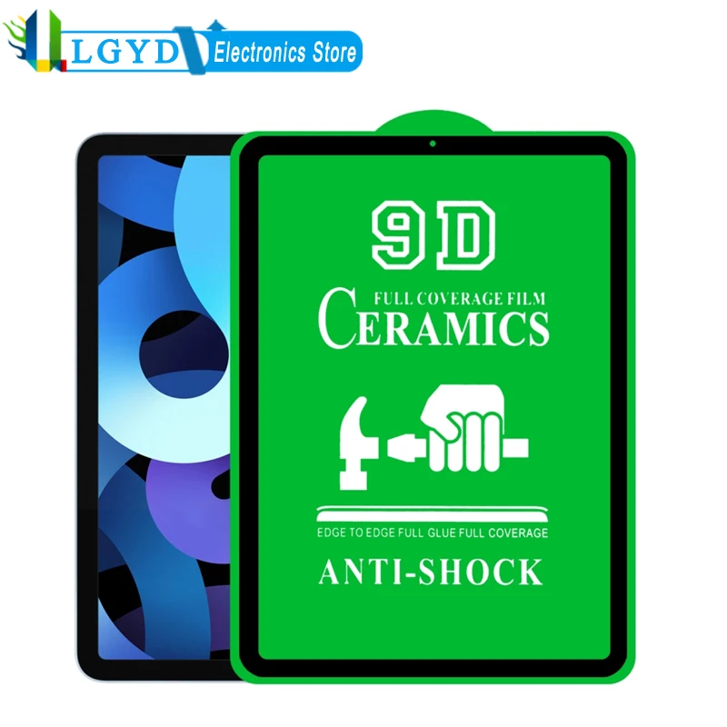 9D Full Screen Full Glue Ceramic Film For Ipad 9.7 Ipad 10.2  Ipad Pro 10.5 Ipad Mini Ipad Pro 9.7 Ipad Pro 11 Ipad Pro 12.9 Air