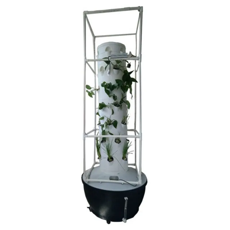 Led Growing Light Sistema Idroponico Verticale Torre Aeroponica Giardino Per Fragole E Ortaggi A Foglia