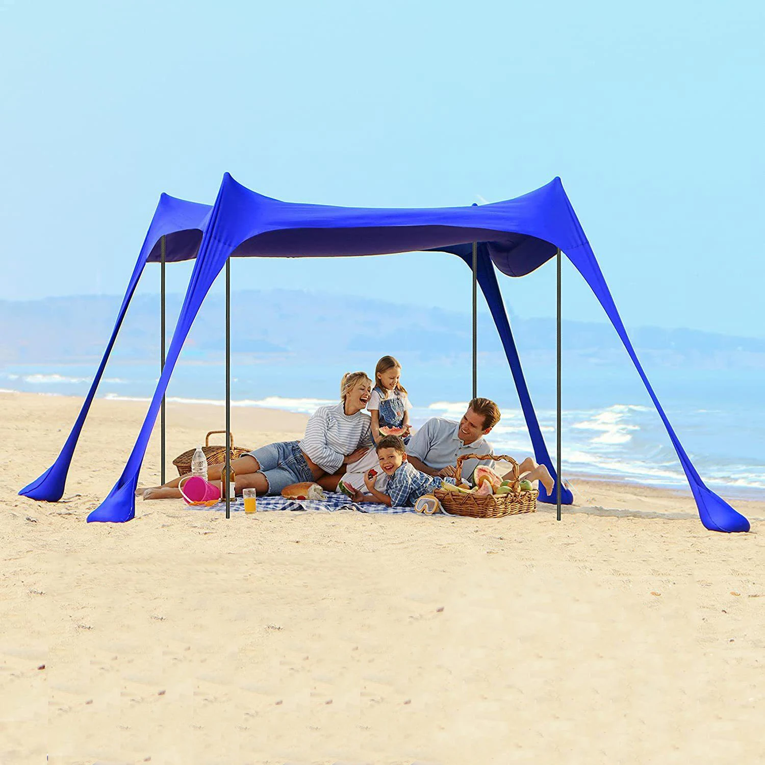 Ombrellone Da Spiaggia Nuoto Sombrilla Playa Parasole Bache Tenda Da Spiaggia Da Campeggio Tenda A Baldacchino Ombrellone Portatile Spiaggia