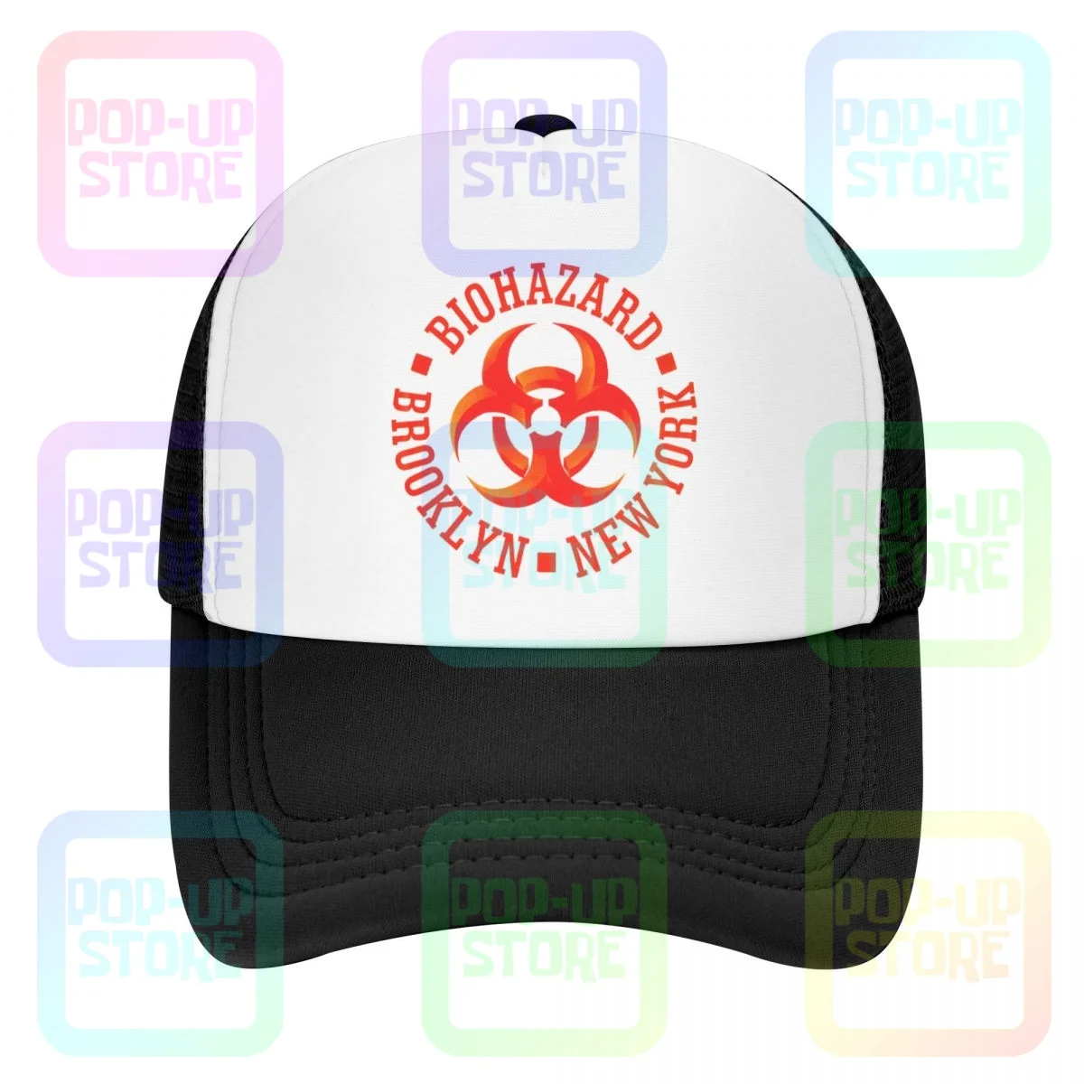 Biohazard Brooklyn Ny Berretto Da Baseball Cappelli Da Camionista Protezione Solare Traspirante Offerte Calde Top Confortevole