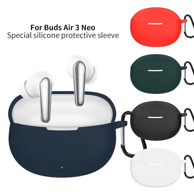 Per Realme Buds Air 5 Pro Air 3 Neo Custodia Per Cuffie Per Realme Buds Air 5Pro Buds Air3 Neo Custodie In Silicone Fundas Con Gancio