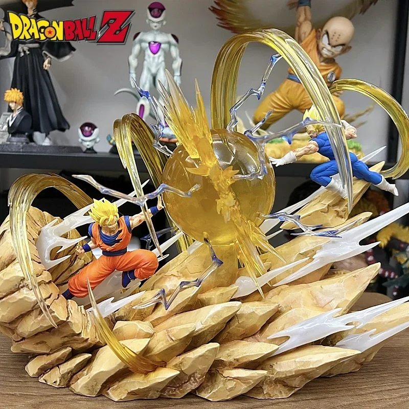 18Cm Dragon Ball Figure Goku Vs Vegeta Figure Sky Top Wcf Goku Vs Vegeta Anime Figure Goku Vegeta Action Figurine Pvc Model Toys